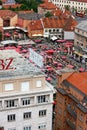 Dolac market in Zagreb